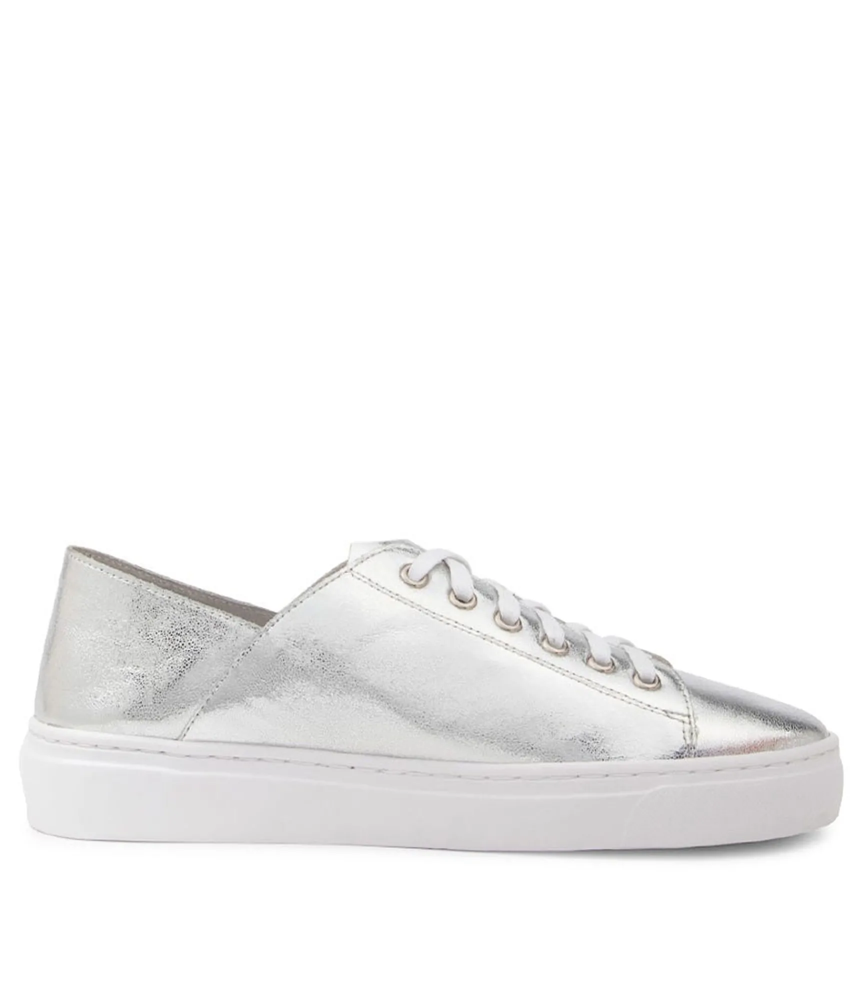 Cheap Midas Shoes Oskhar Silver Leather Sneakers