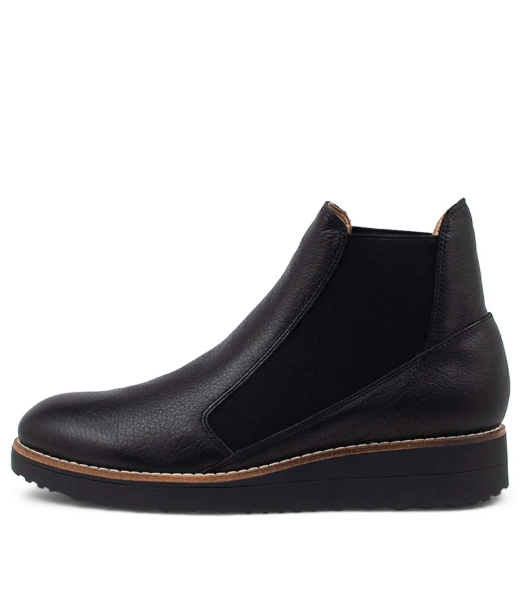 Sale Midas Shoes Ozeke Black Leather Chelsea Boots Bs