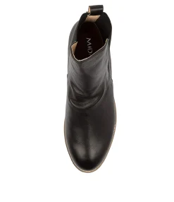 Shop Midas Shoes Ozit Black Leather