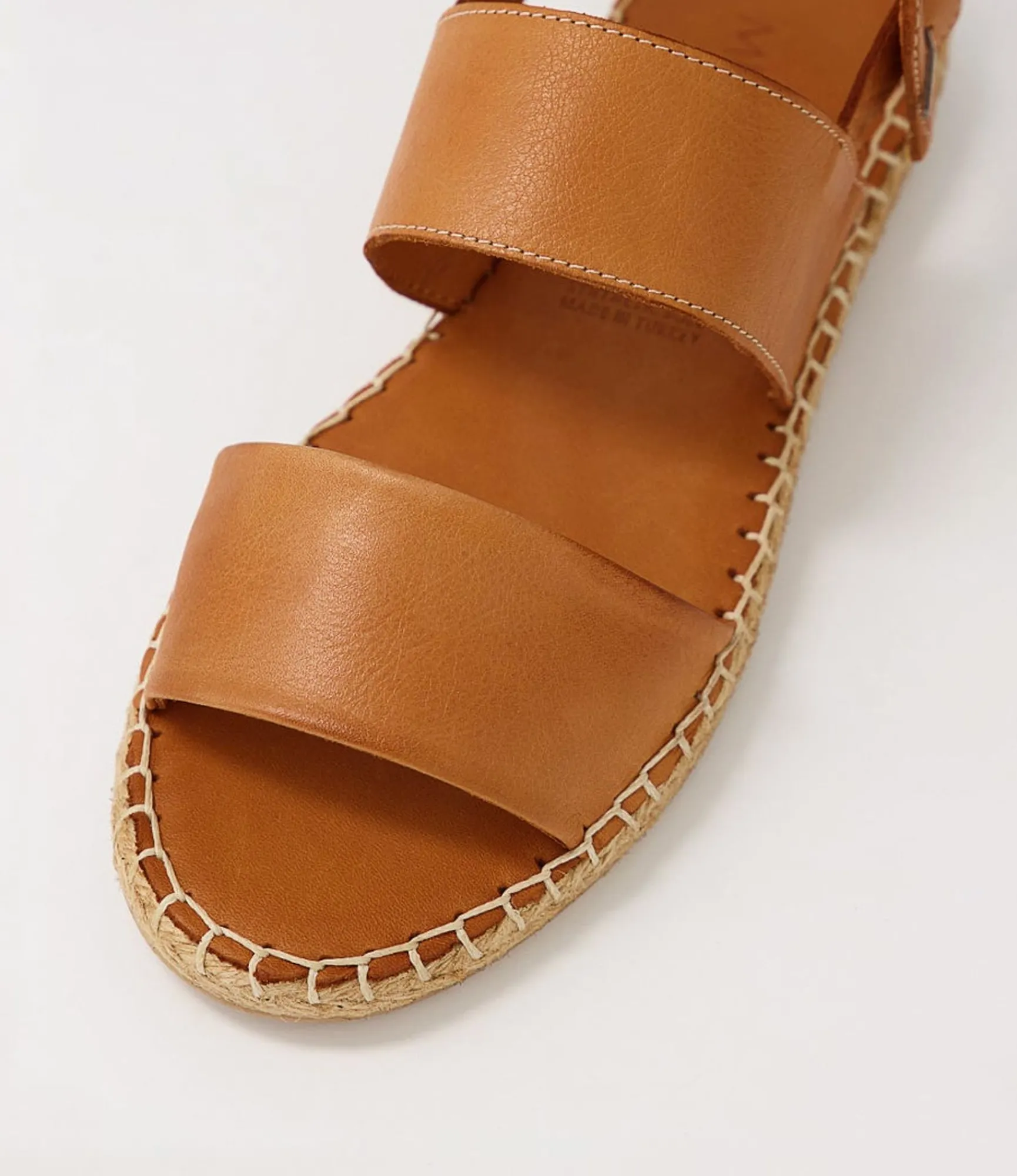 Clearance Midas Shoes Paisli Tan Leather Sandals