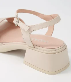 Cheap Midas Shoes Passion Nude Leather Sandals