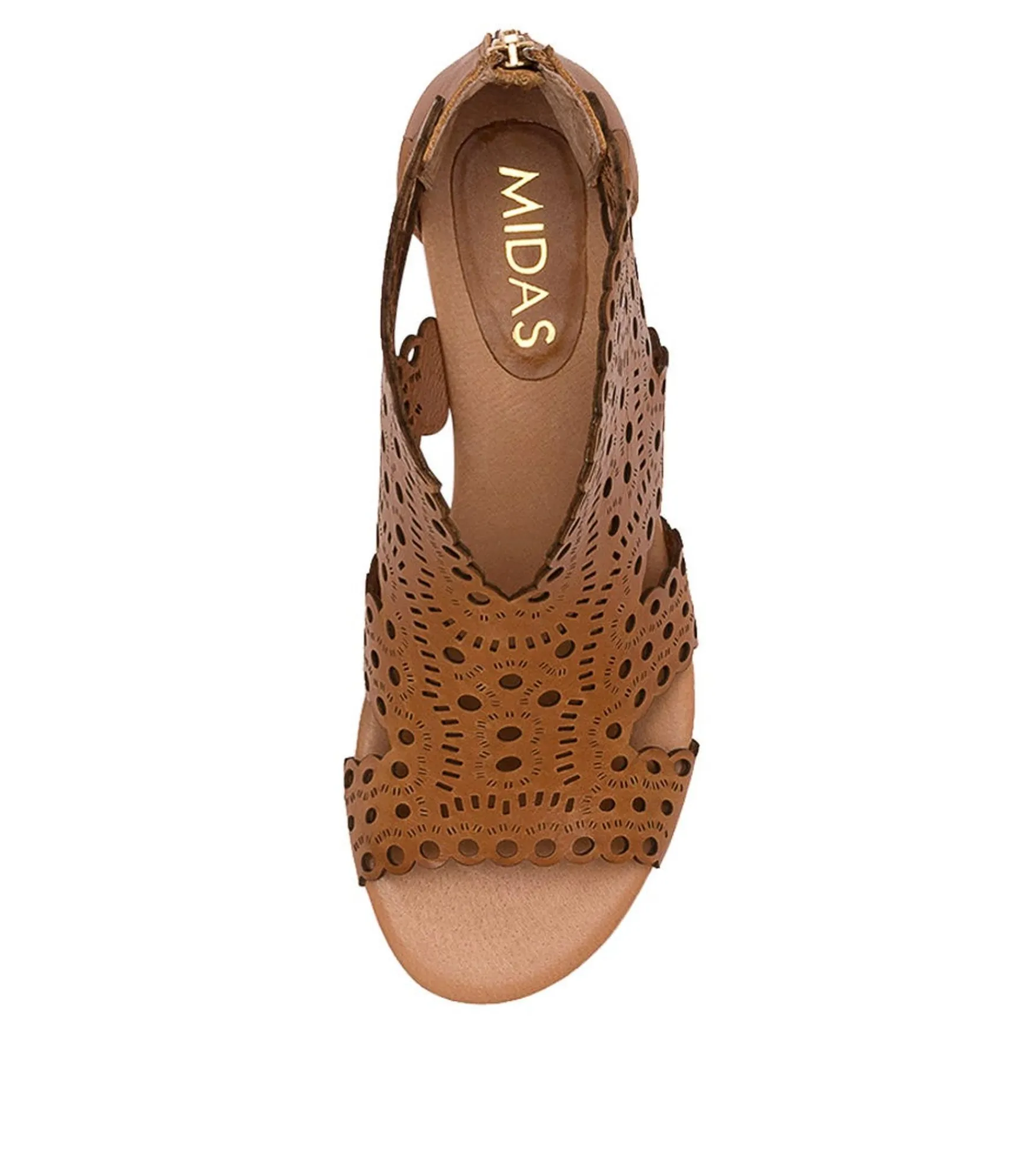 Best Sale Midas Shoes Paxton Tan Leather
