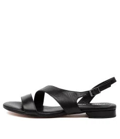 New Midas Shoes Peachy Black Leather