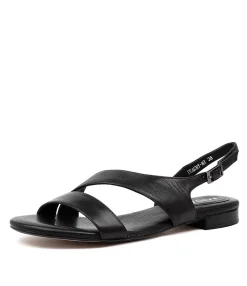 New Midas Shoes Peachy Black Leather