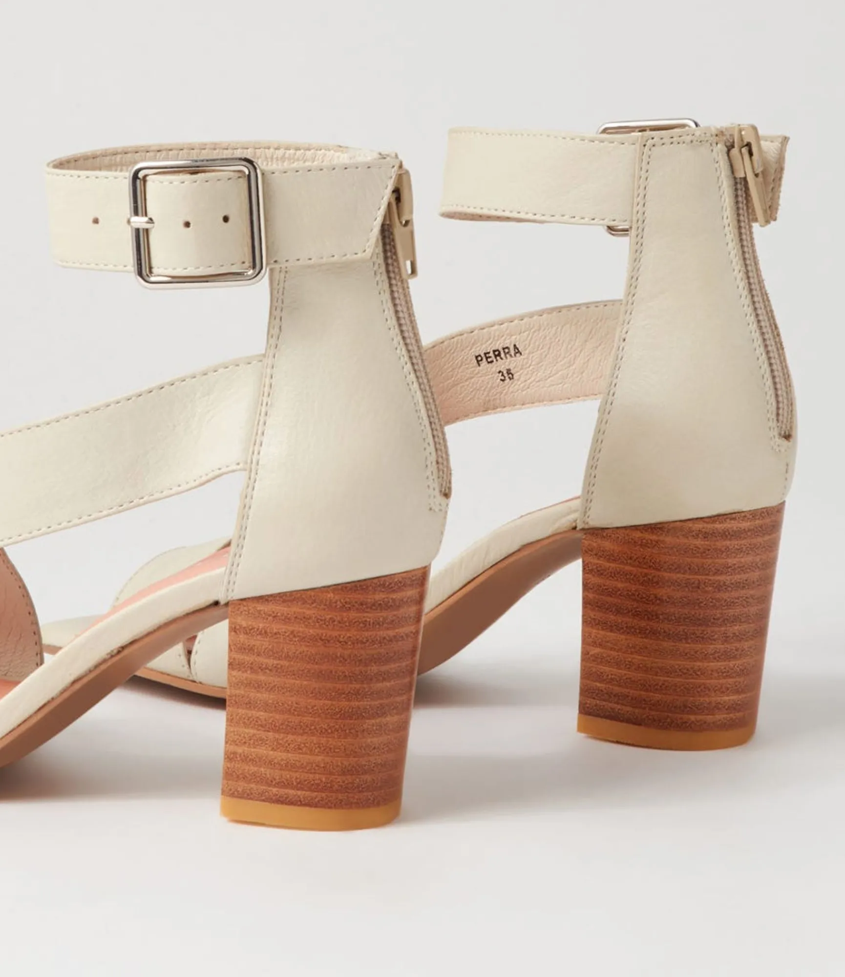 Outlet Midas Shoes Perra Milk Leather Sandals