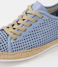 Flash Sale Midas Shoes Pinacle Metallic Sky Leather Sneakers