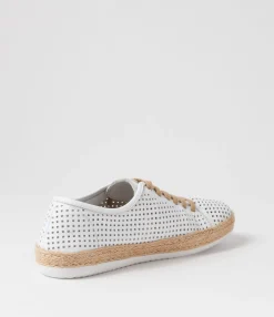 Hot Midas Shoes Pinacle White Leather Sneakers