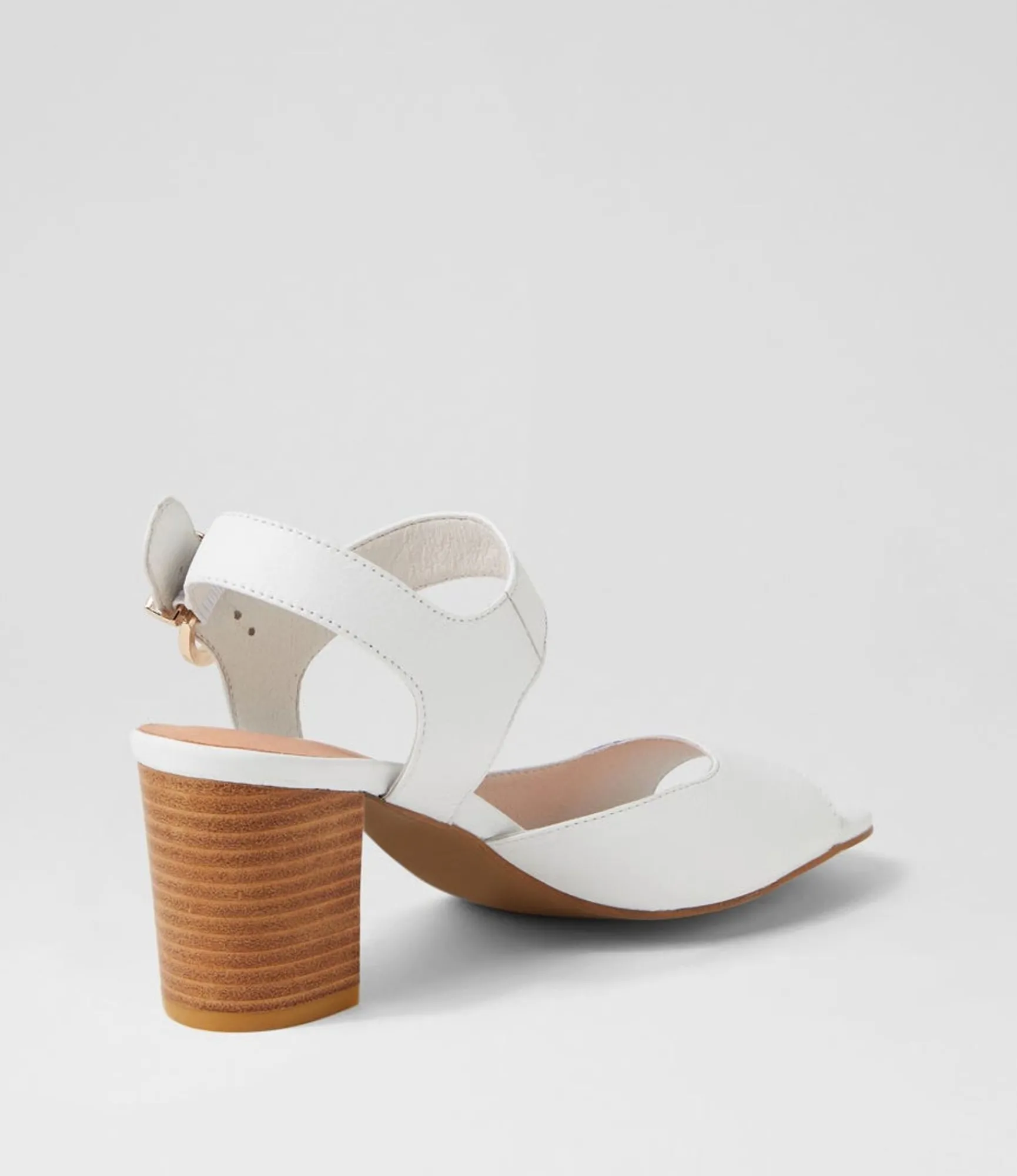 Outlet Midas Shoes Pipa White Leather Sandals