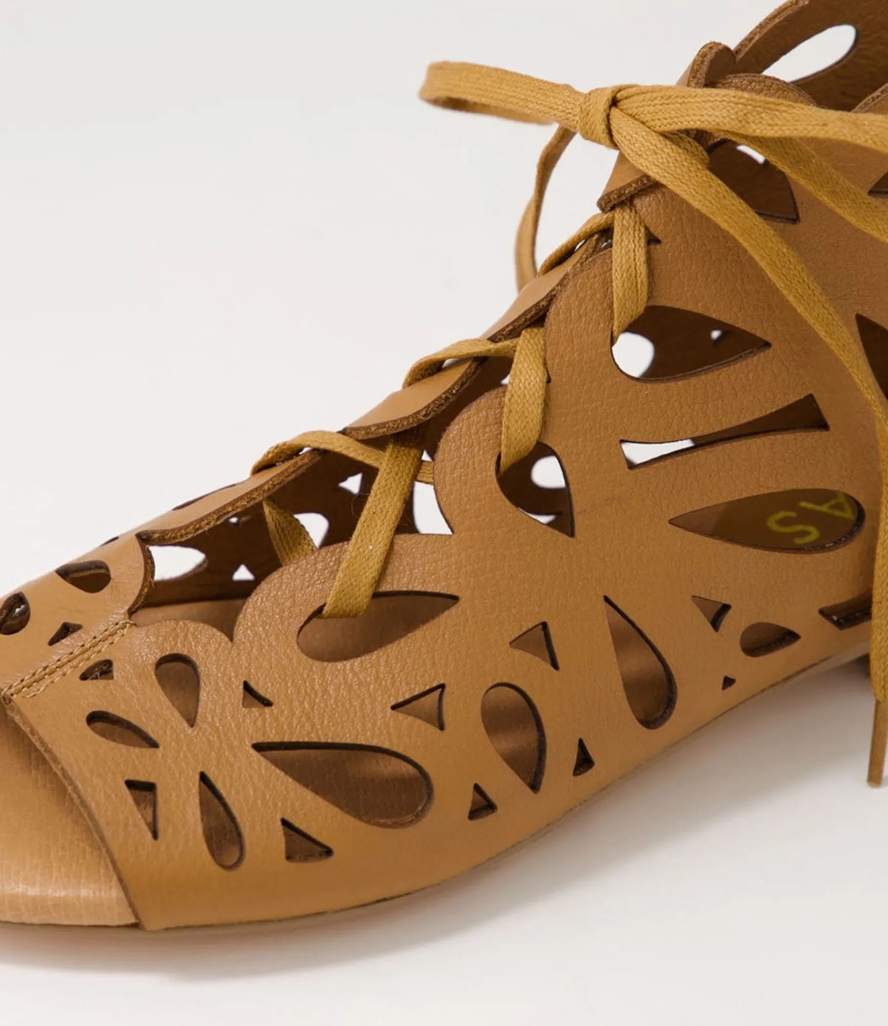 Cheap Midas Shoes Piska Tan Leather Sandals