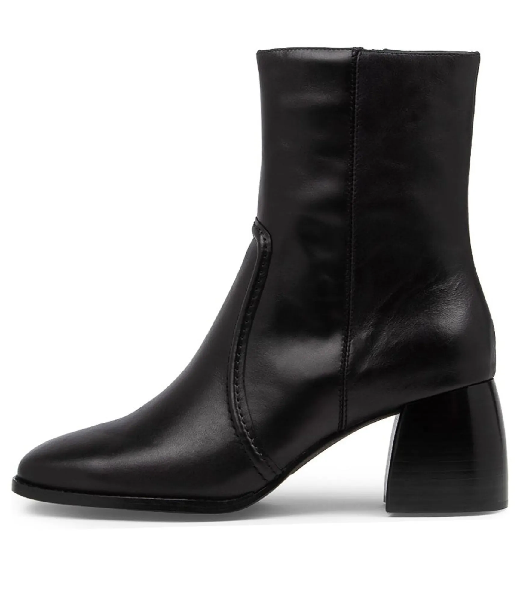 Sale Midas Shoes Pixi Black Leather Ankle Boots Bh