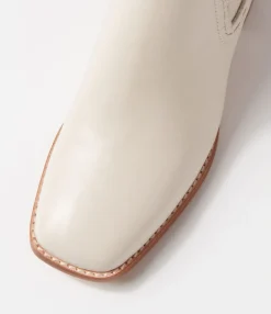 Cheap Midas Shoes Playmo Cream Natural Heel Leather Chelsea Boots
