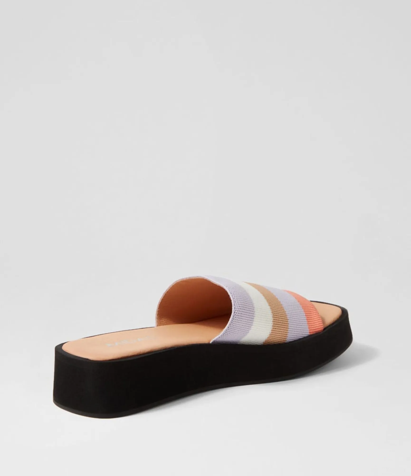 Shop Midas Shoes Poola Summer Stripe Knit Slides
