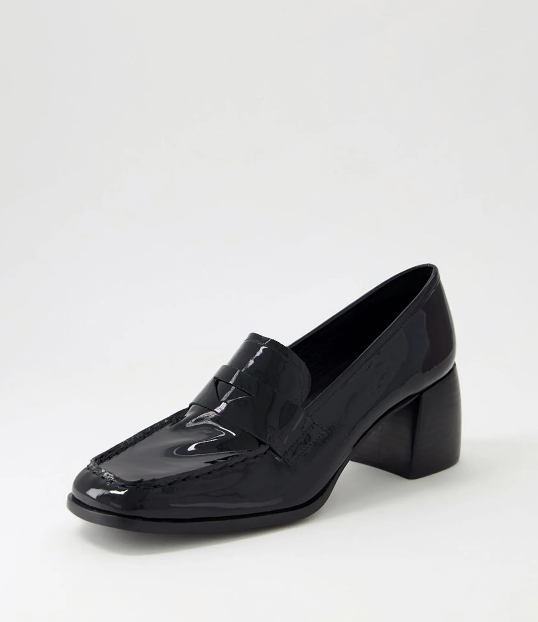 Hot Midas Shoes Preemar Black Patent Leather Heels