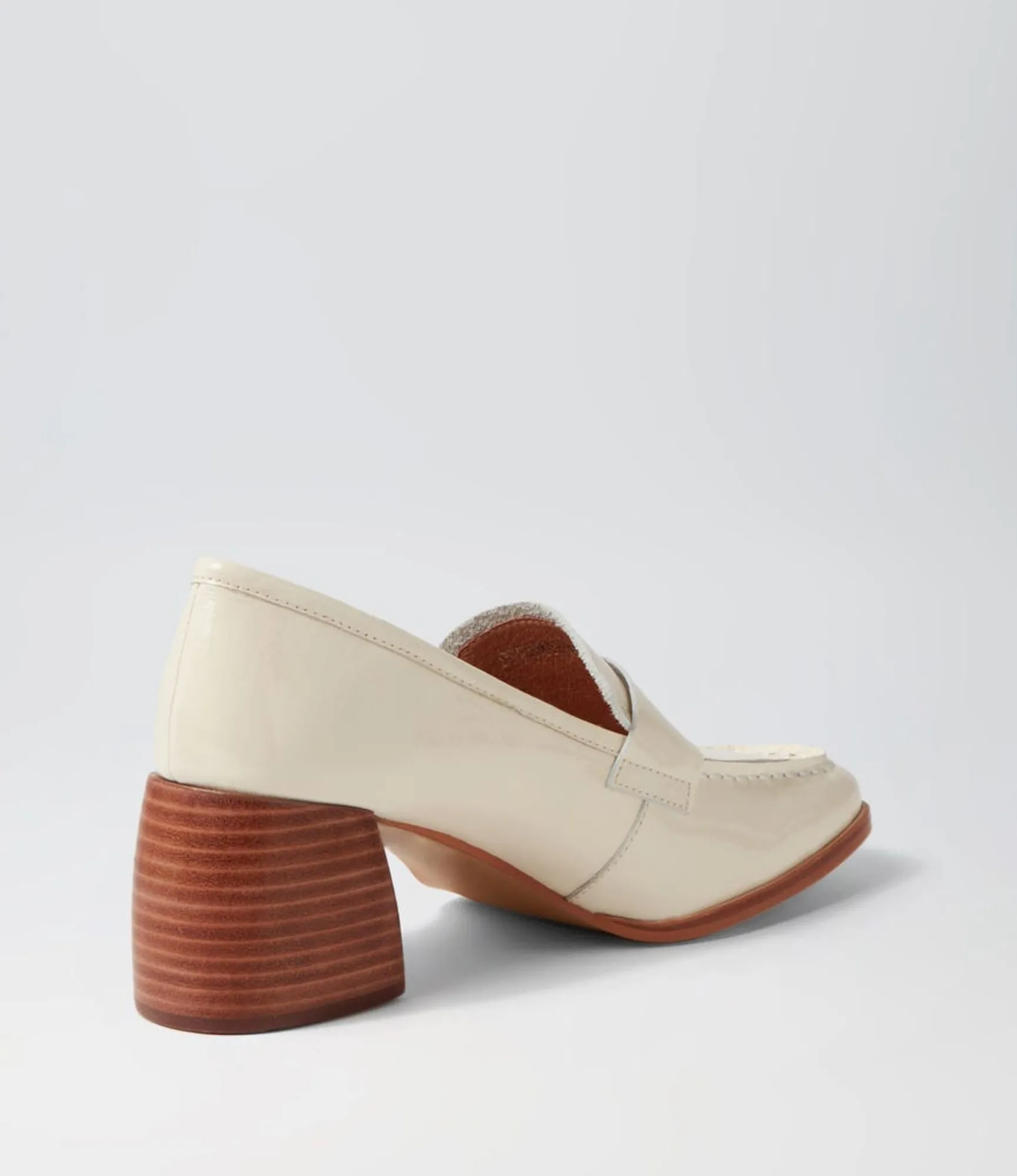 Shop Midas Shoes Preemar Vanilla Patent Leather Heels