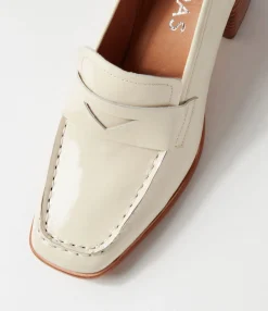 Shop Midas Shoes Preemar Vanilla Patent Leather Heels