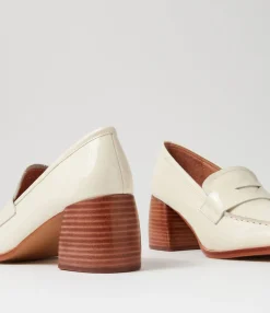 Shop Midas Shoes Preemar Vanilla Patent Leather Heels