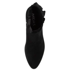 Cheap Midas Shoes Pretti Black Suede