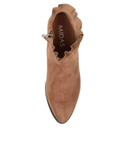 Hot Midas Shoes Pretti Lt Choc Suede