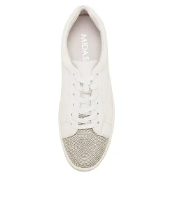 Online Midas Shoes Purest White Leather
