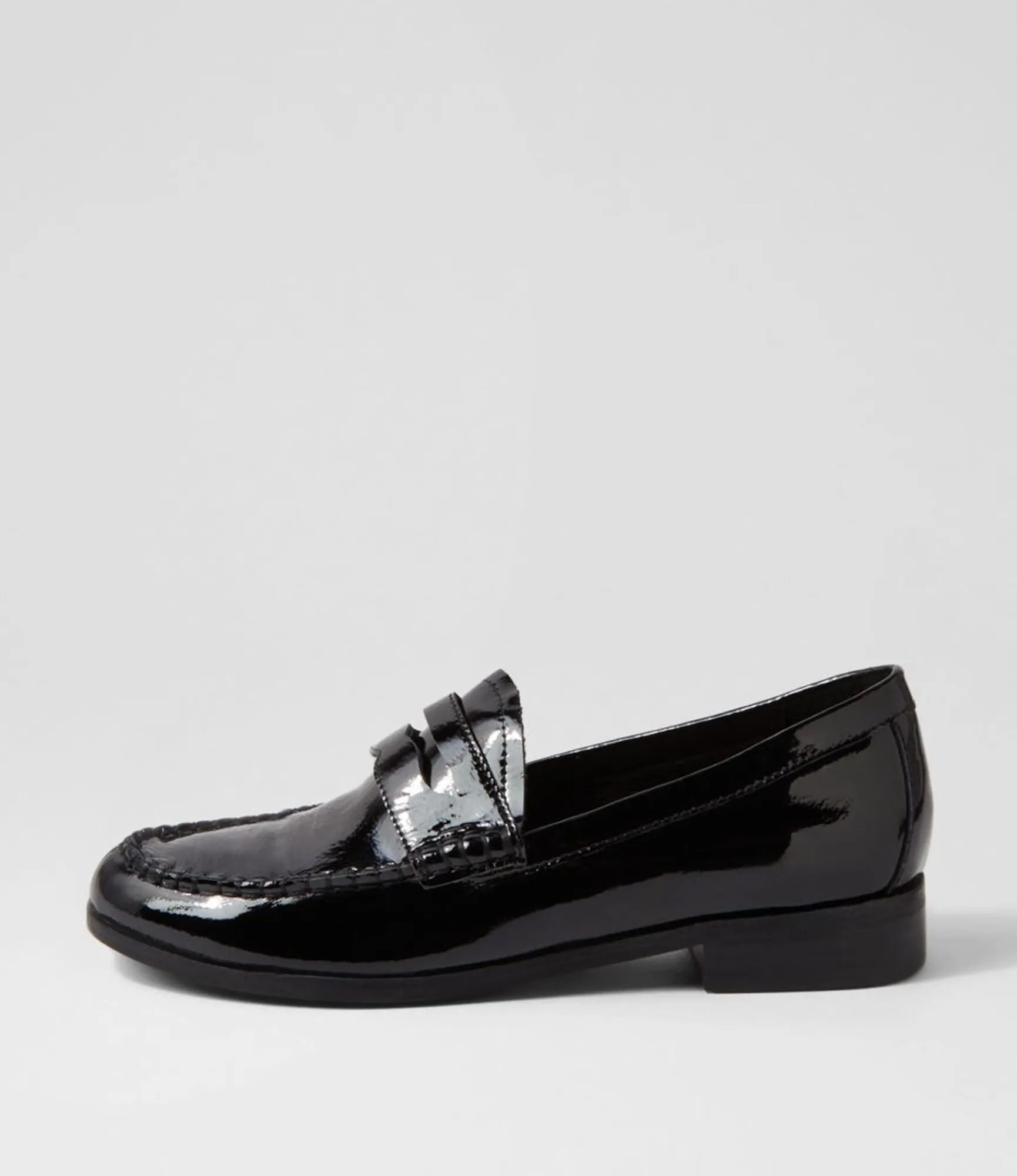 Discount Midas Shoes Quarrel Black Patent Leather Loafers