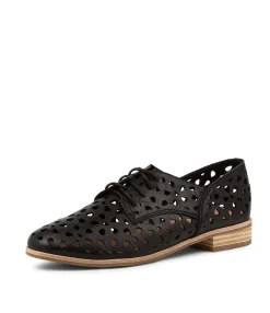 Clearance Midas Shoes Quicked Black Leather