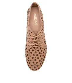 New Midas Shoes Quicked Latte Leather