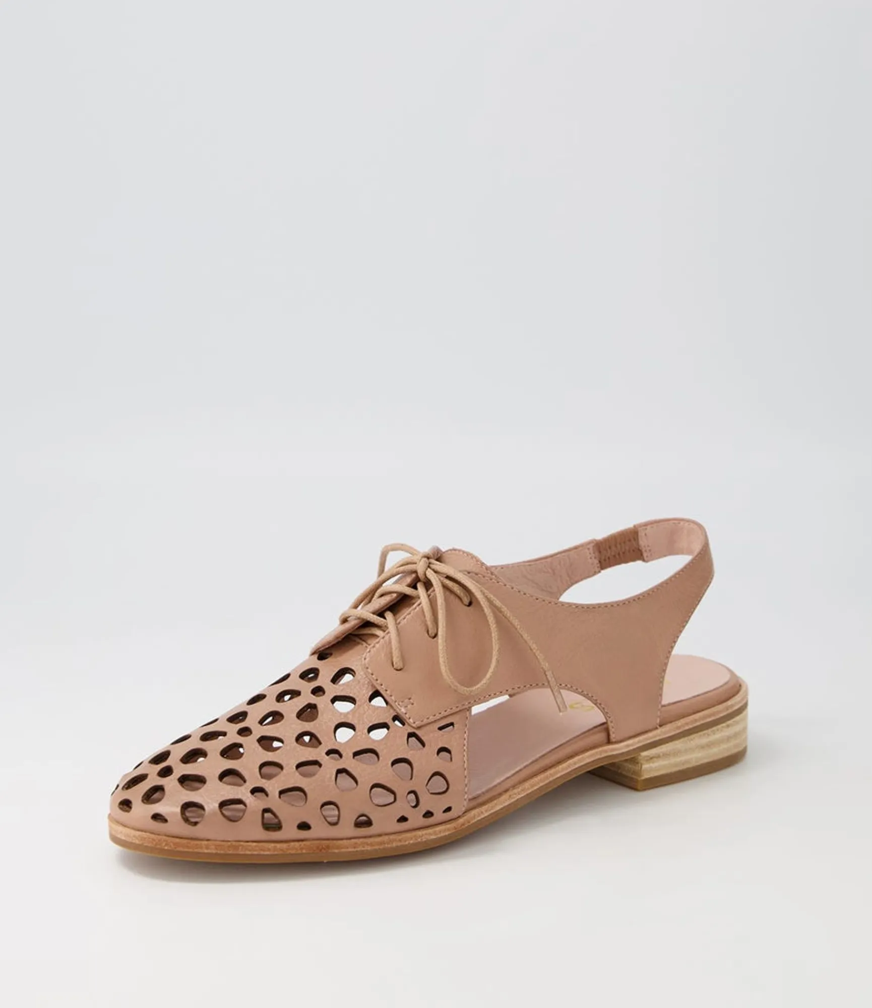 Flash Sale Midas Shoes Quietly Latte Leather Flat Shoes