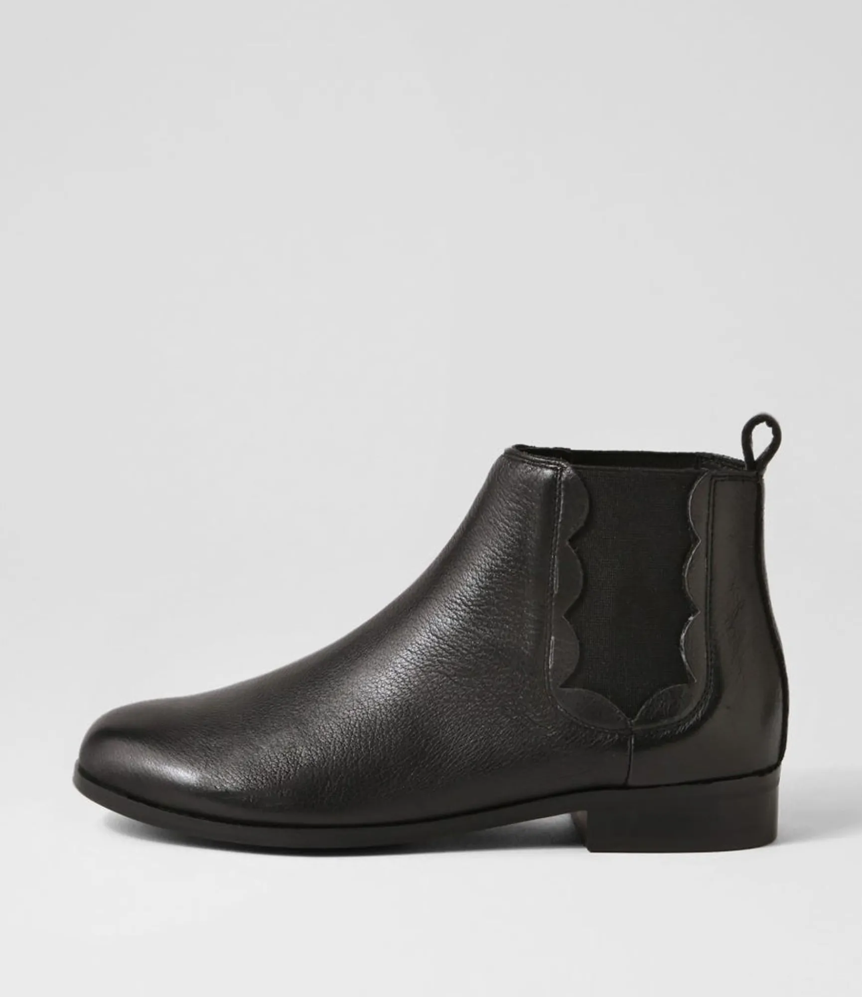 Cheap Midas Shoes Quirko Black Leather Chelsea Boots