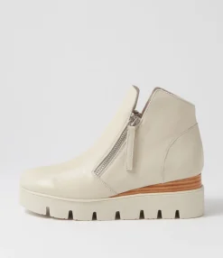 Best Midas Shoes Radeo Almond Leather Ankle Boots