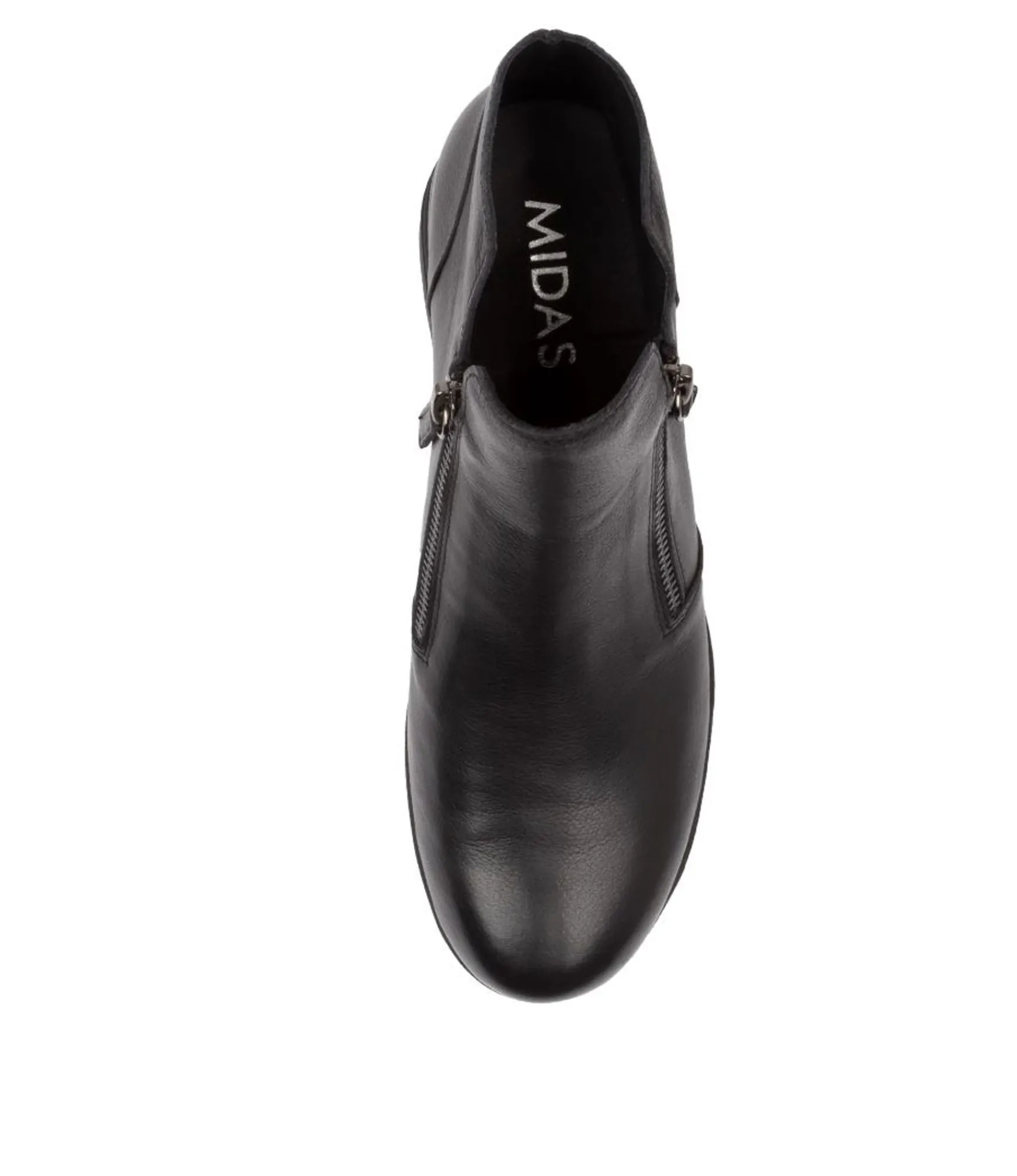 Best Midas Shoes Radeo Black Leather