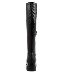 Store Midas Shoes Rasha Black Stretch Knee High Boots