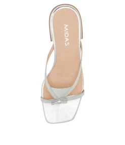Online Midas Shoes Rave Silver Leather