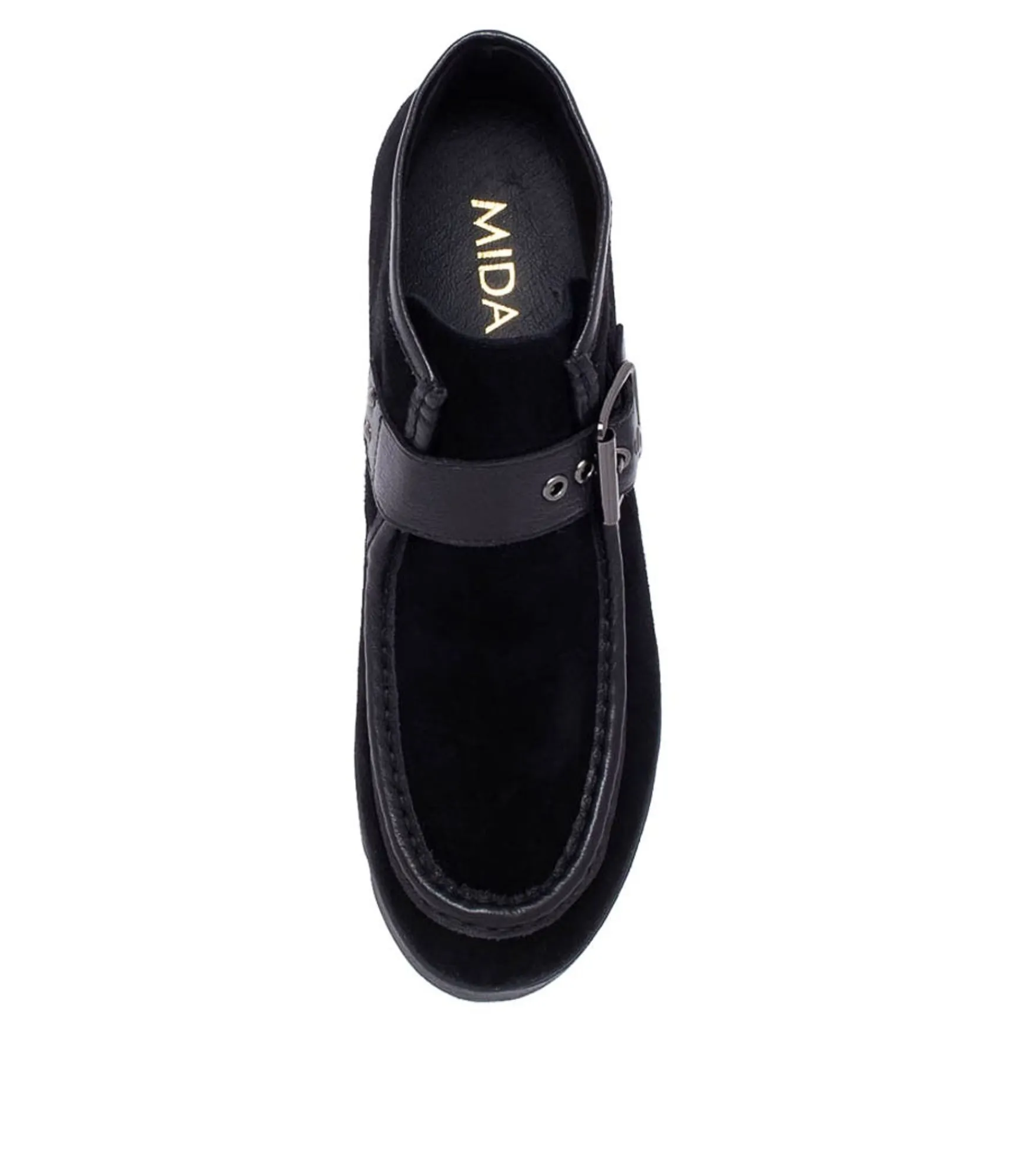 Cheap Midas Shoes Reeces Black Suede Ankle Boots