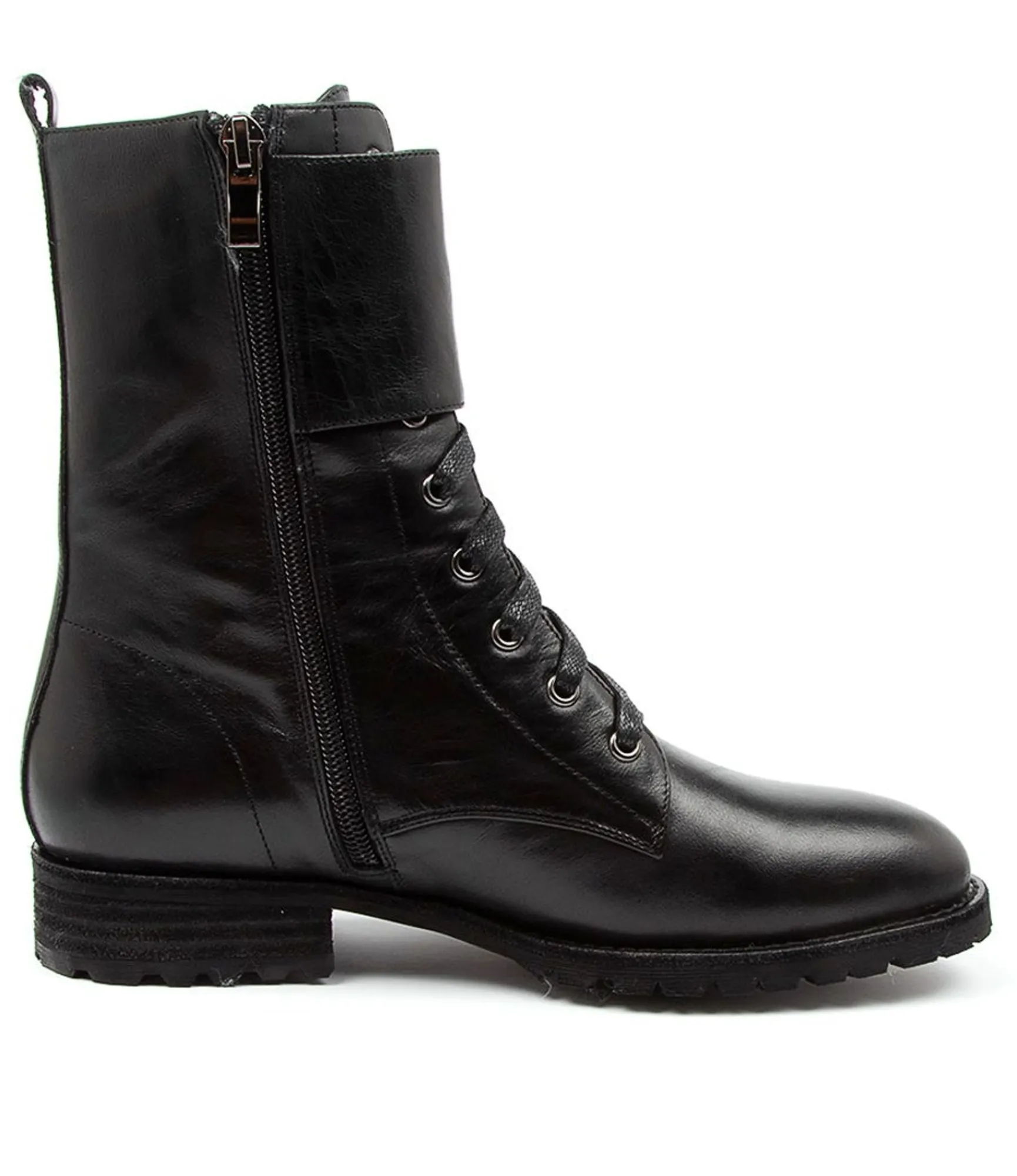 Shop Midas Shoes Riddle Black Leather