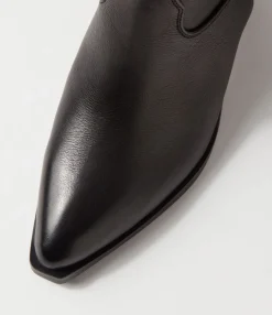 Cheap Midas Shoes Riders Black Leather Knee High Boots
