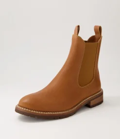 Cheap Midas Shoes Rokkie Tan Leather Chelsea Boots