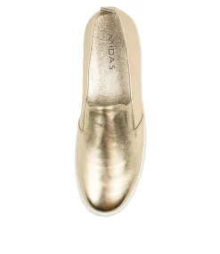 Cheap Midas Shoes Sabel Pale Gold Leather