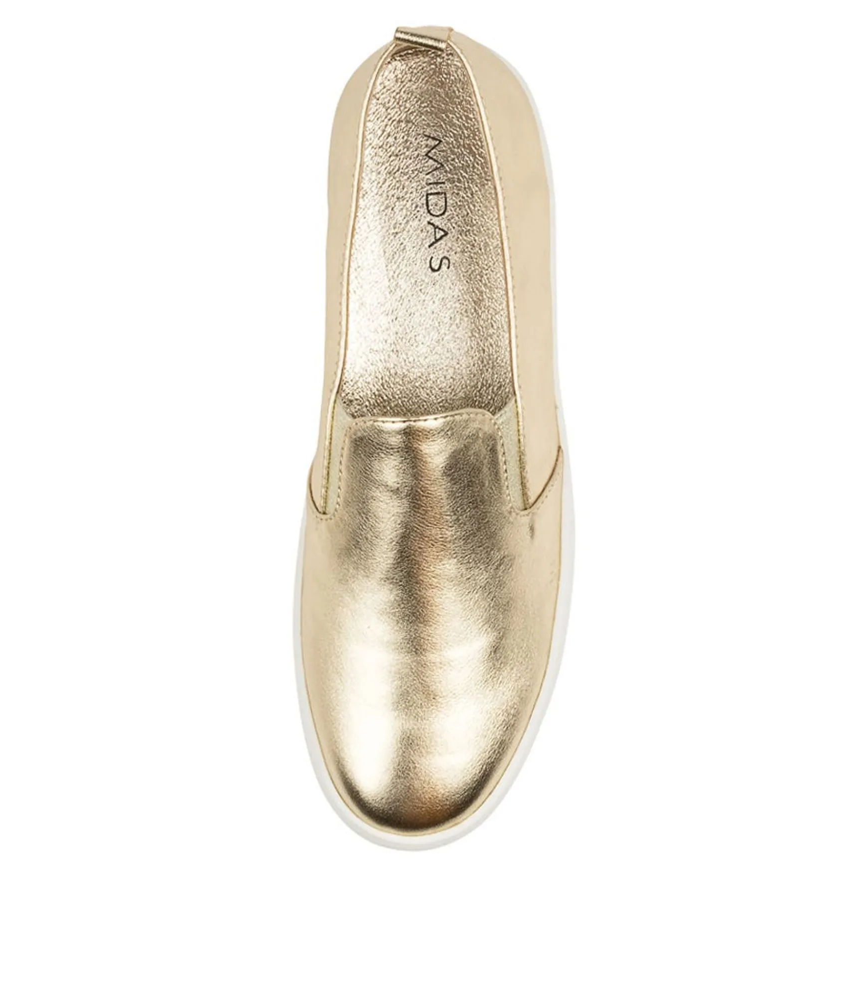 Cheap Midas Shoes Sabel Pale Gold Leather