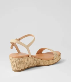Shop Midas Shoes Sabelli Natural Synthetic Raffia Leather Espadrilles