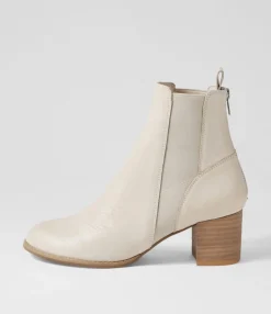 Best Sale Midas Shoes Sada Stone Natural Heel Leather Chelsea Boots