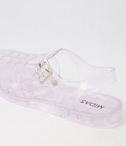 Flash Sale Midas Shoes Sadie Clear Jelly Sandals