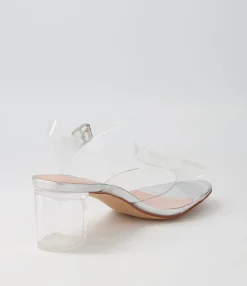 Cheap Midas Shoes Sandie Dazzle Bubble Vinylite Heel Sandals