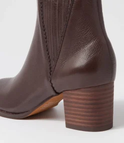 Sale Midas Shoes Saniti Choc Leather Chelsea Boots