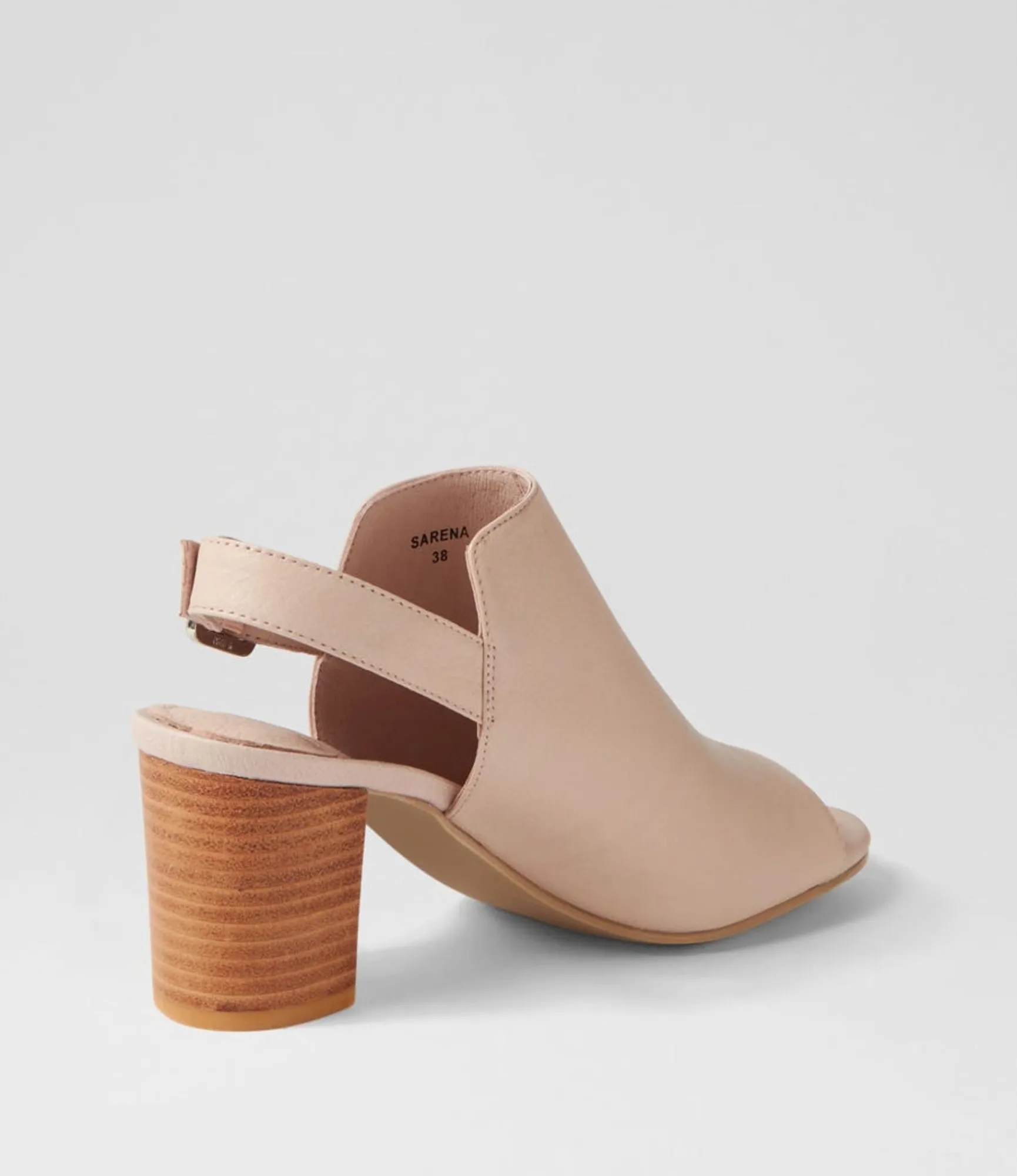 Outlet Midas Shoes Sarena Cafe Leather Sandals