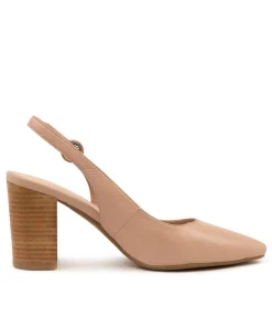 Cheap Midas Shoes Selena Dk Nude Leather
