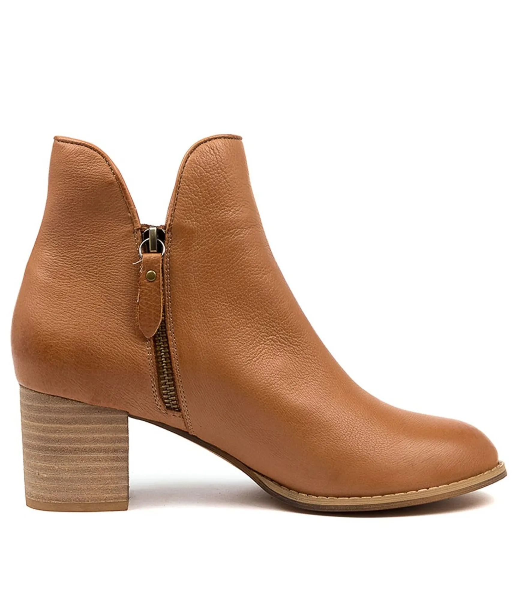Hot Midas Shoes Shaine Dk Tan Leather