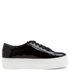 Cheap Midas Shoes Shelby Black Patent Leather Sneakers Ws