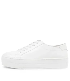 Fashion Midas Shoes Shelby White Patent Leather Sneakers Ws