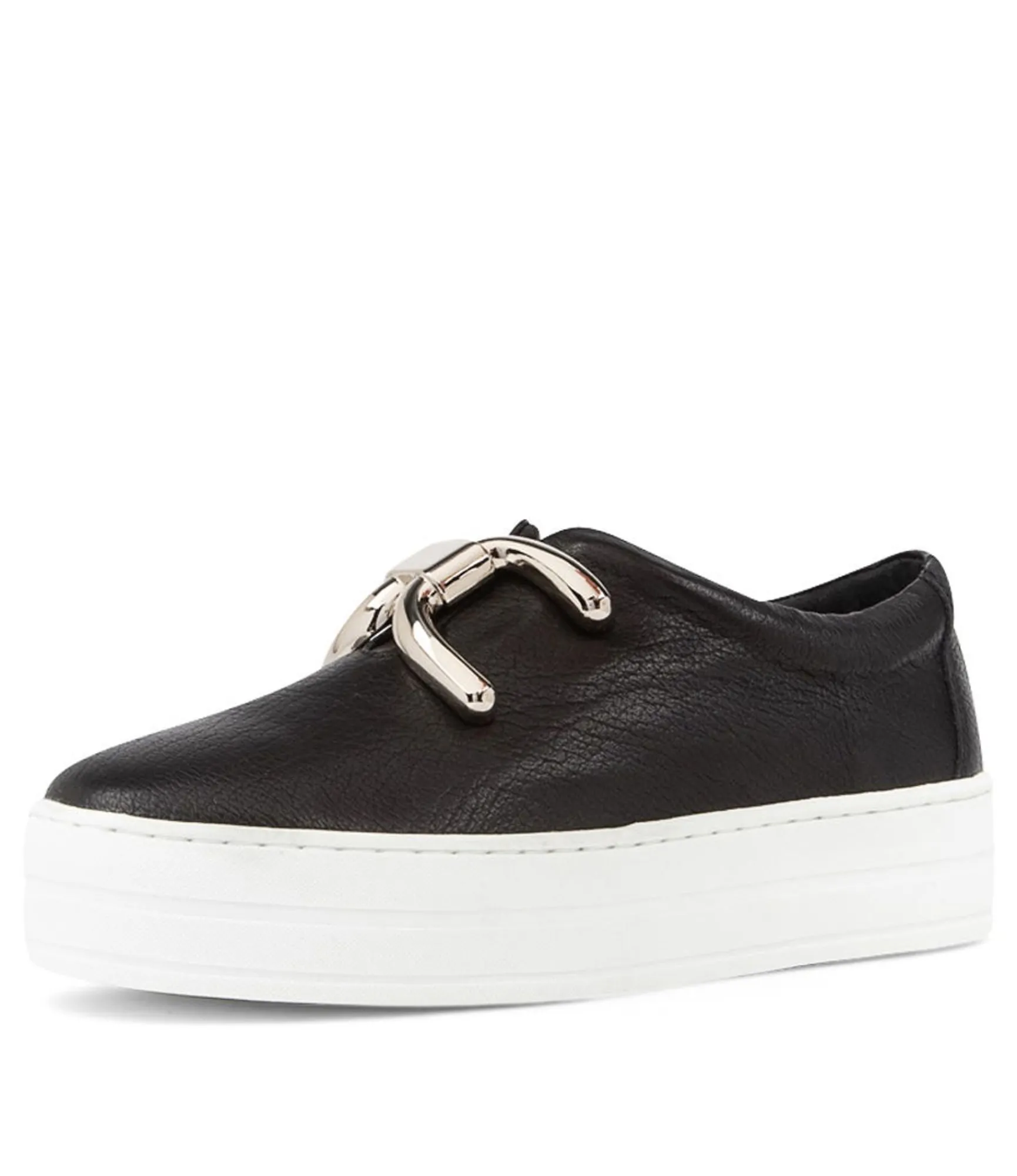 Clearance Midas Shoes Shells Black Leather Sneakers Ws