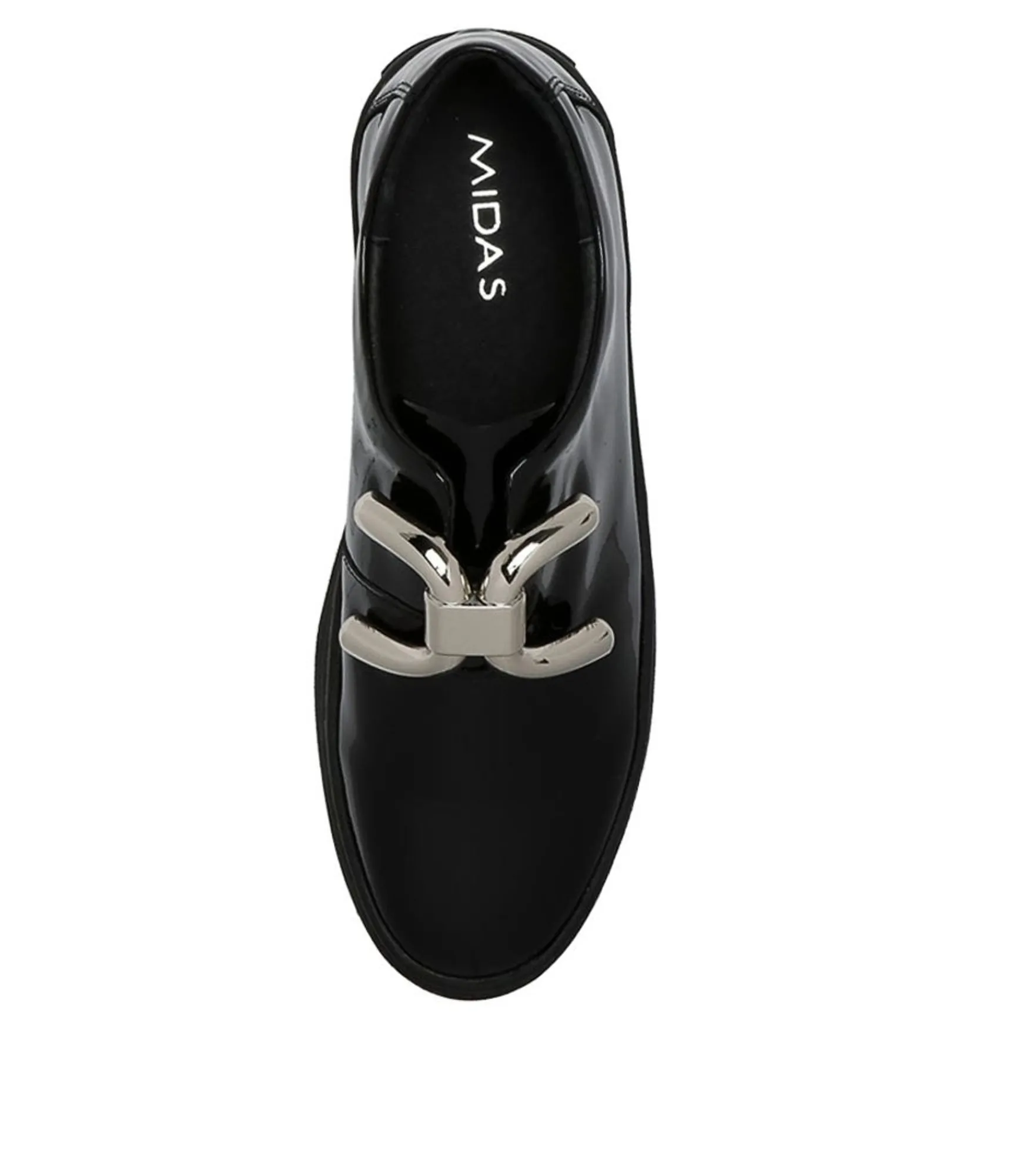 Flash Sale Midas Shoes Shells Black Patent Leather Sneakers Bs